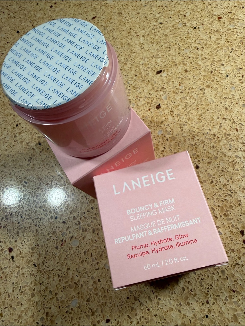 LANEIGE Pink Bouncy & Firm Sleeping Mask - Hydrating Night Treatment